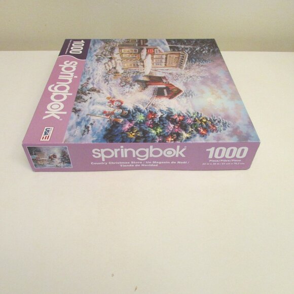 Springbok Puzzle 1000 pieces, Country Christmas Store - Picture 5 of 6